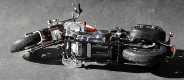 Franklin Mint Harley-Davidson Heritage Softail Motorbike 1986 DieCast Model in original box (3896)